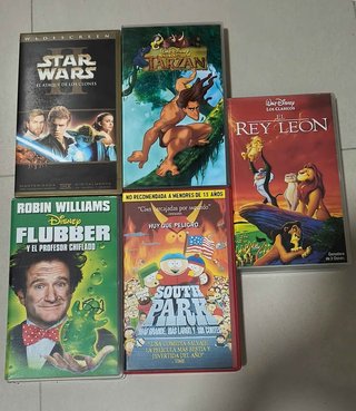 Películas en vhs no envío