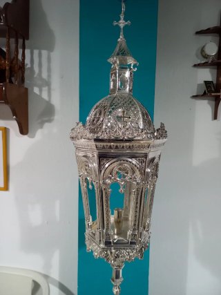 Farol Procesional Plateado