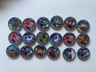 Lote de 18 Medallas Yo-kai Watch
