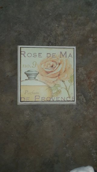 Cuadro Decorativo Vintage Rosa