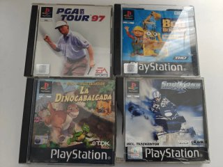 4 Juegos PlayStation 1 (PS1)