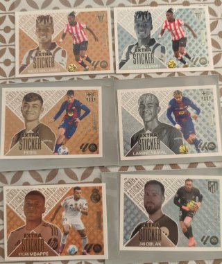 Lista cromos repetidos liga 26-27
