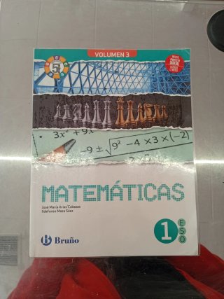 Matemáticas 1 ESO 3 volúmenes Proyecto 5 etapas