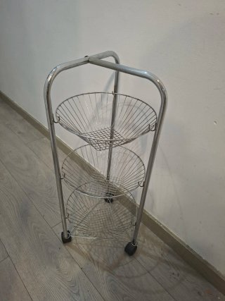 Carrito Auxiliar Metálico con 3 Niveles