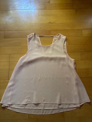 Camiseta sin mangas rosa