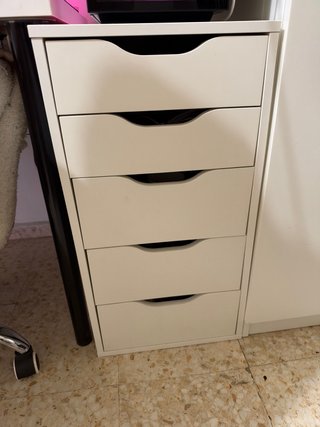 Cajonera IKEA Alex Blanca