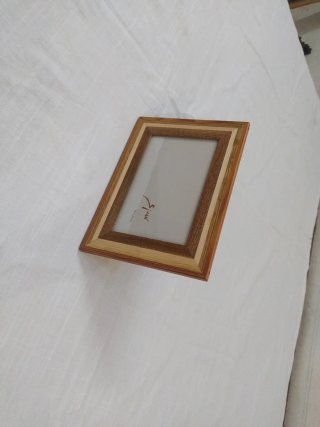 10Portafotos de Madera Natural Artesanal