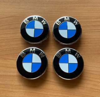 4 Tapabujes BMW 56mm originales nuevos 6850834