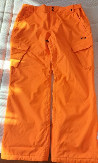 Pantalón de esquí Oakley naranja talla XL