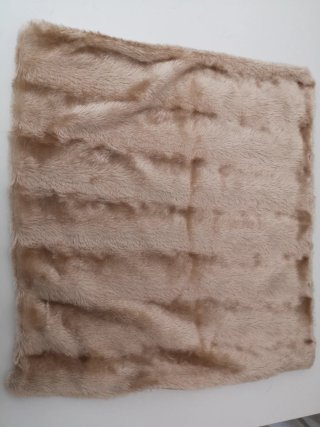 Funda de cojín beige