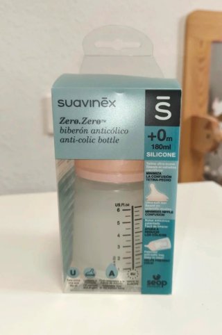 Biberón Anticólico Suavinex Zero.Zero 180ml