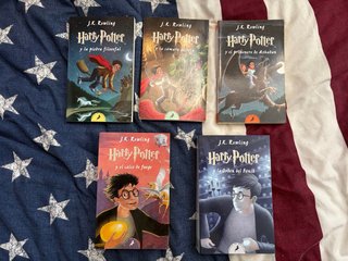 Harry Potter-5 libros en tapa blanda