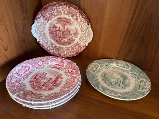 Set de 4 Platos Decorativos