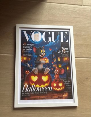Cuadro Tom y Jerry Estilo Vogue