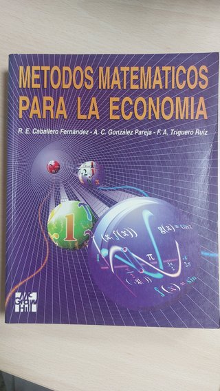 Métodos matemáticos para la economía
