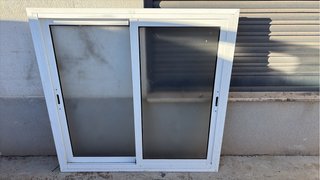 Ventana de Aluminio Corredera Blanca