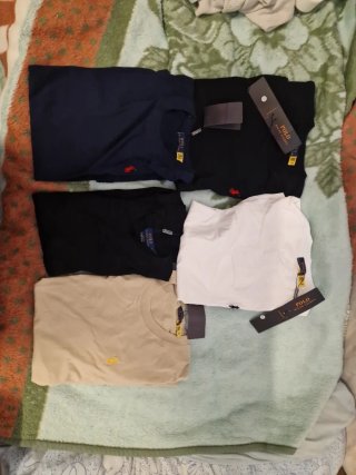 Pack 5 Camisetas Ralph Lauren Talla M