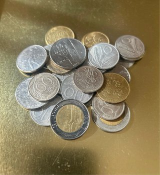 Lote de monedas antiguas de Italia
