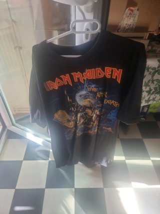 Camiseta Iron Maiden Live After Death
