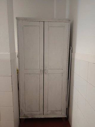 Armario de Madera Blanco