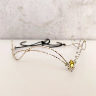 Tiara élfica color oro