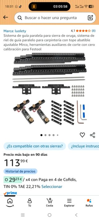 Sistema de Guía Paralela para Sierra de Oruga