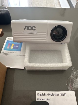 Mini Proyector AOC Blanco