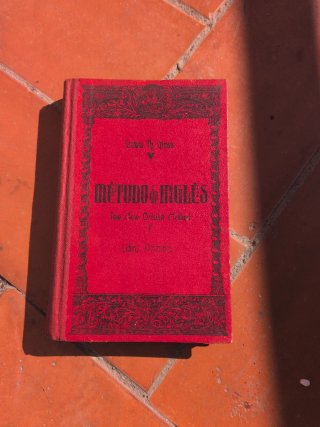 Libro antiguo método de ingles