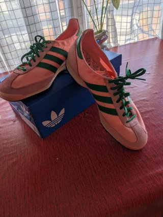 Zapatillas Adidas Rosa y Verde