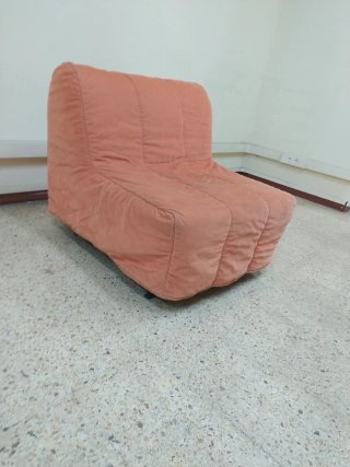 Sillón cama individual Ikea naranja