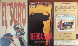 3 Cintas VHS Temática Taurina