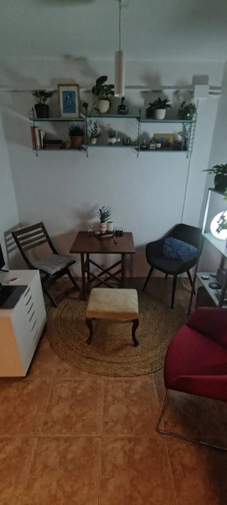 Mesa Plegable de Madera 70x70 y 2 Sillas
