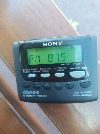 Radio Walkman Sony SRF-M48RDS
