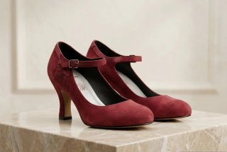 Zapatos de PIEL Estilo Merceditas talla 38