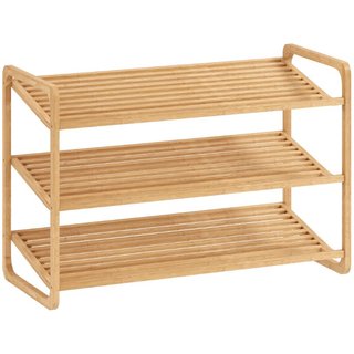 Estante de bambú, estante de zapatos, estante de p