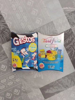 2 Juegos de Mesa: Gestos y Trivial Pursuit