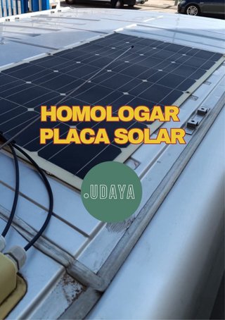 Servicio de Homologación Placa Solar Camper
