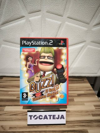 Buzz! El Gran Concurso Musical (PS2) + 4 Mandos