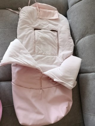 Saco de Invierno para Silla de Bebé Rosa.