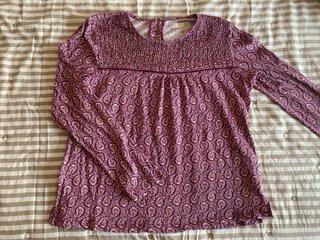 Blusa Sfera Morada Manga Larga