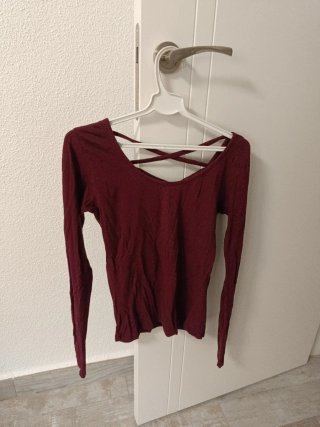 Camiseta Manga Larga Burdeos