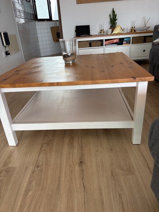 Mesa de centro IKEA HEMNES 90x90 cm no shipping