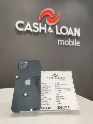 IPhone 14 Plus 128GB Negro