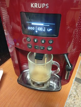 Cafetera Superautomática Krups Roja
