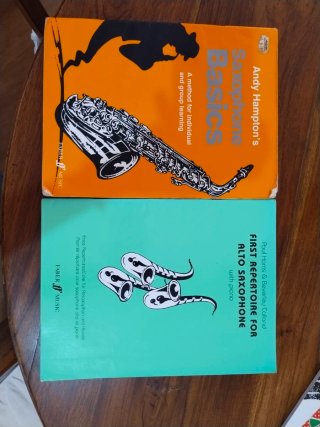 2 Libri di Partiture per Sassofono