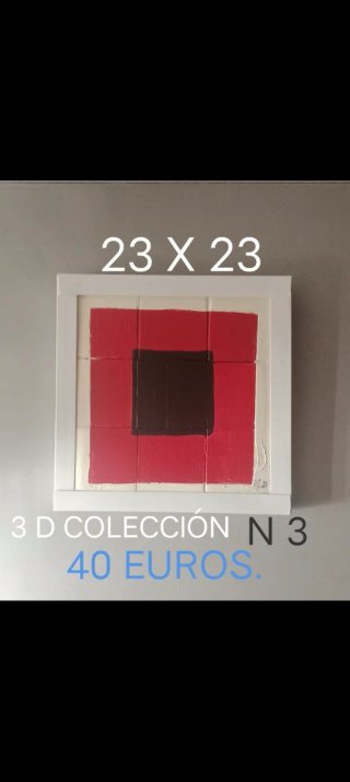 Cuadro de Madera Artesanal 23x23