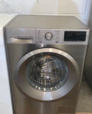 Lavadora LG inox