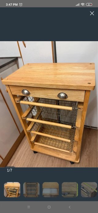 Carrito verdulero de cocina