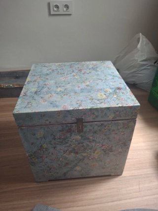 Baúl de madera restaurado