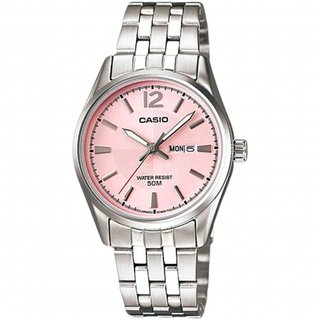Reloj Casio LTP-1335D-5AVDF Plateado y Rosa